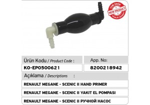 Renault Megane - Scenic II Yakıt El Pompası 8200218942